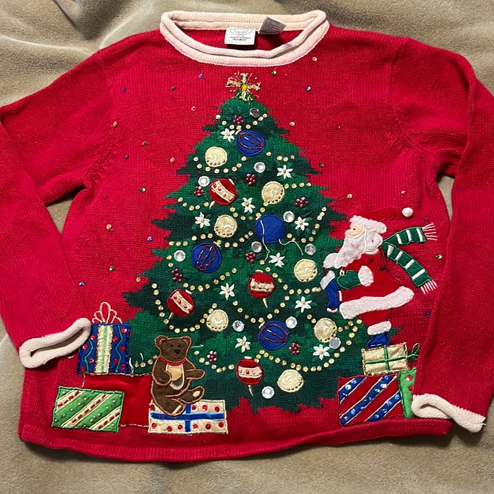 Girls Size 16 Christmas Sweater